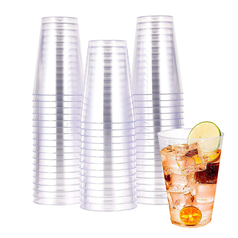 Wholesale gogosourcing 16oz Clear Plastic Cups, Disposable Plastic Cups for Wedding Cocktails Tumblers, Ideal for Halloween, Christmas, and Thanksgiving Parties with DDP shipping and customization