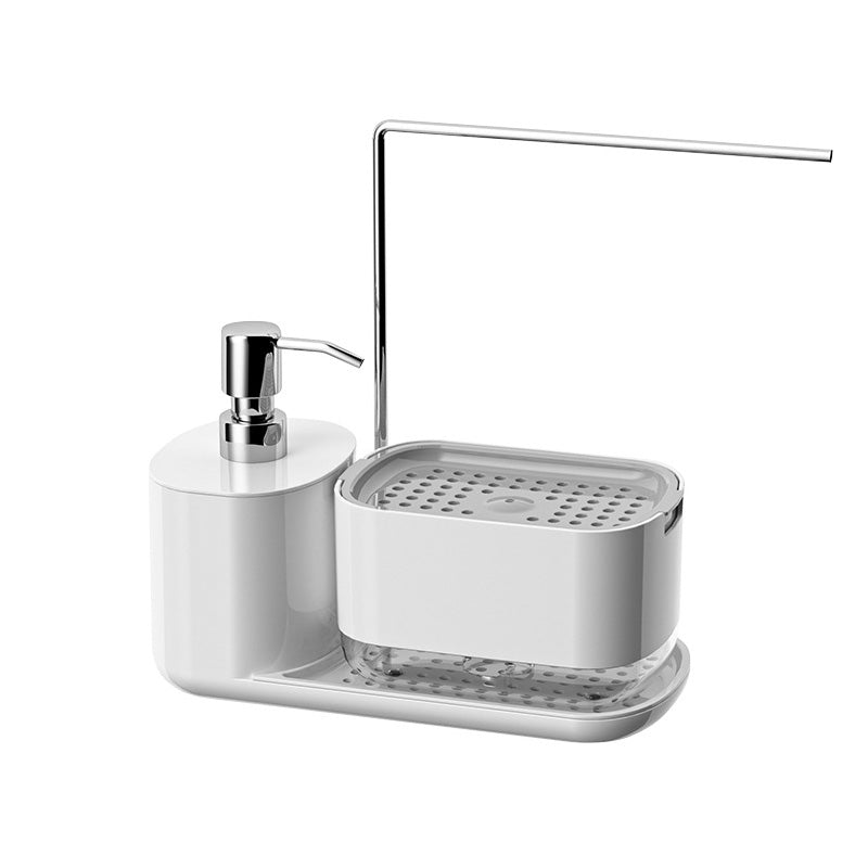 Wholesale gogosourcing 20/Case, Kitchen Cleaning Dispenser Set with Tray and Sponge Holder, Kitchen Sink Countertop Storage Organizer, Kitchen Gadgets with DDP shipping and customization