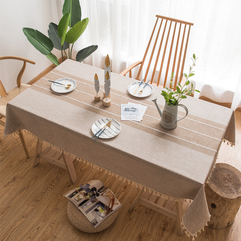 Wholesale gogosourcing Waterproof Table Cloth, Linens Wrinkle Free Anti-Fading, Rustic Table Cover with DDP shipping and customization