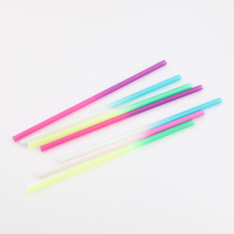 Wholesale gogosourcing Color Changing Reusable Plastic Straw,  Multicolor, Eco-Friendly And BPA Free with DDP shipping and customization