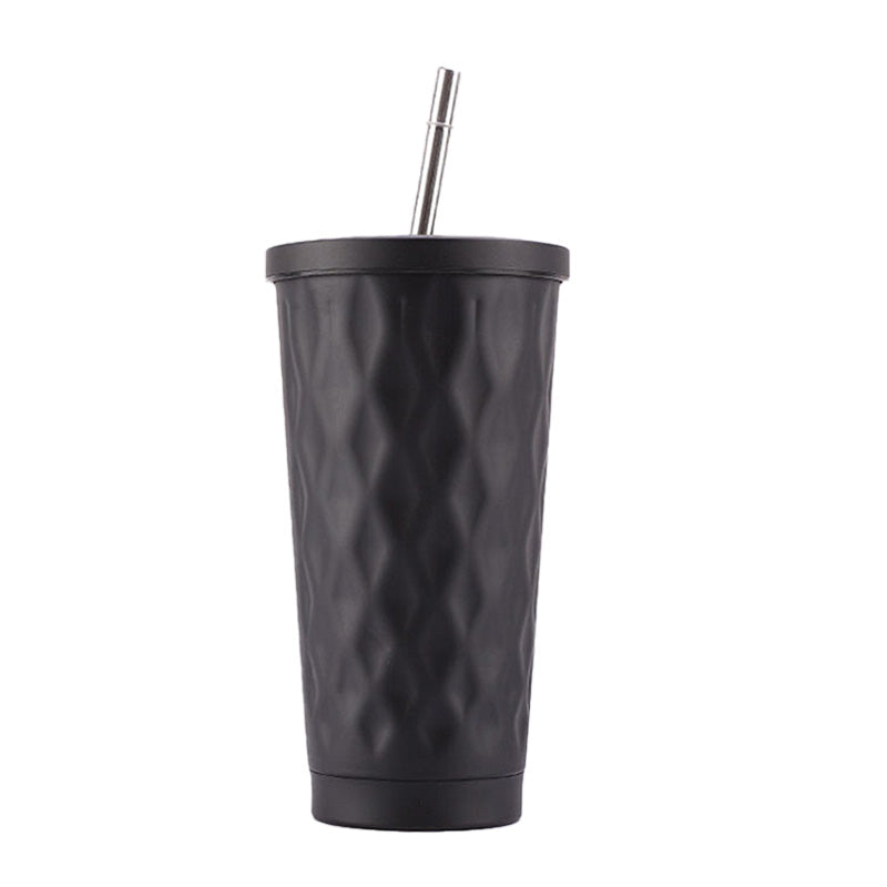 Wholesale gogosourcing 16oz Tumbler With lid And Straw Stainless Steel Travel Coffee Mug Insulated Tumblers Cups with DDP shipping and customization