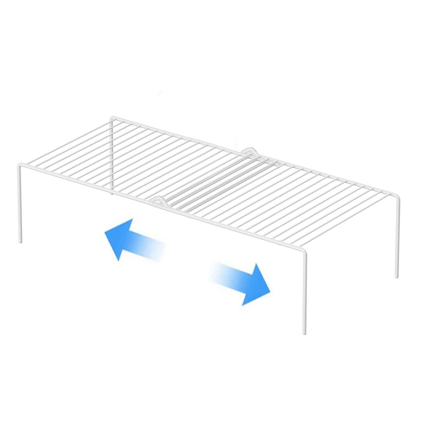 Wholesale gogosourcing Kitchen Cabinet Expandable Shelf Organizers, Adjustable Metal Wire Pantry Storage Shelves, Cupboard, Counter, Freezer, Countertop with DDP shipping and customization