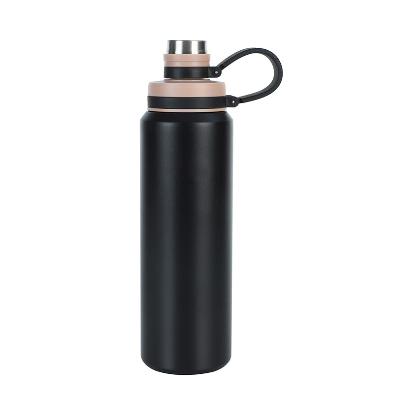 Wholesale gogosourcing Stainless Steel Water Bottle with Straw and Carry Handle, Double Walled and Vacuum Insulated Metal, Leak Proof Locking Lid Reusable with DDP shipping and customization