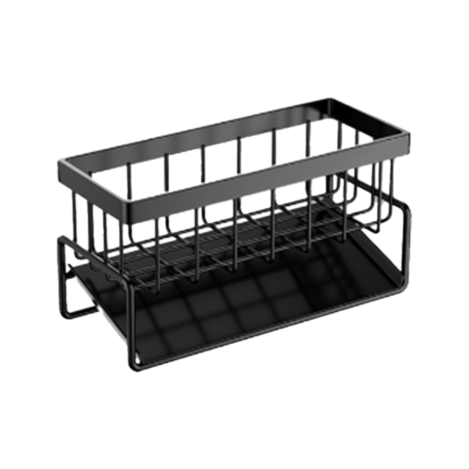 Wholesale gogosourcing Sponge Holder Kitchen caddy sink organizer with Rust Resistant Drain Tray, Self Drain Dish Soap Sponge Caddy for Counter with DDP shipping and customization