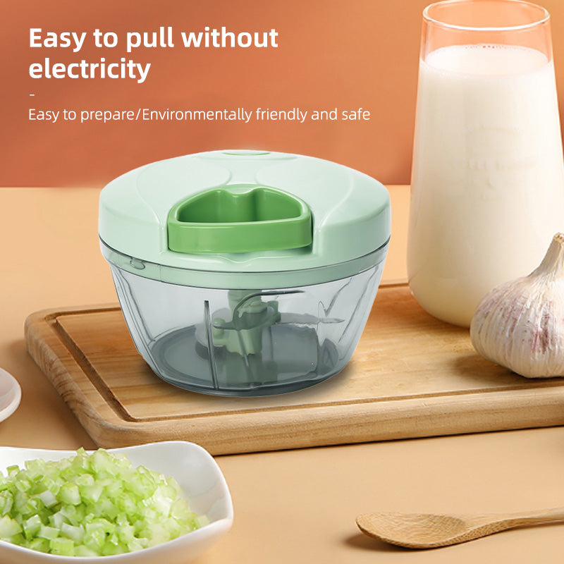 Wholesale gogosourcing 400ML Manual Garlic Puller Meat Grinder Vegetable Chopper with DDP shipping and customization