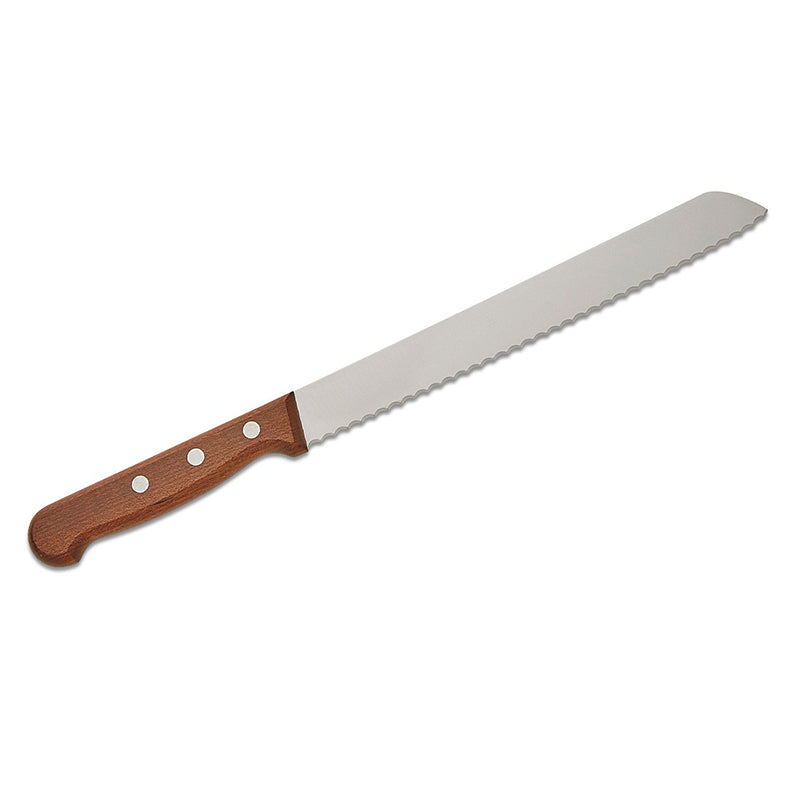 Wholesale gogosourcing Stainless Steel Serrated Bread Knife Toast Saw Knife with DDP shipping and customization