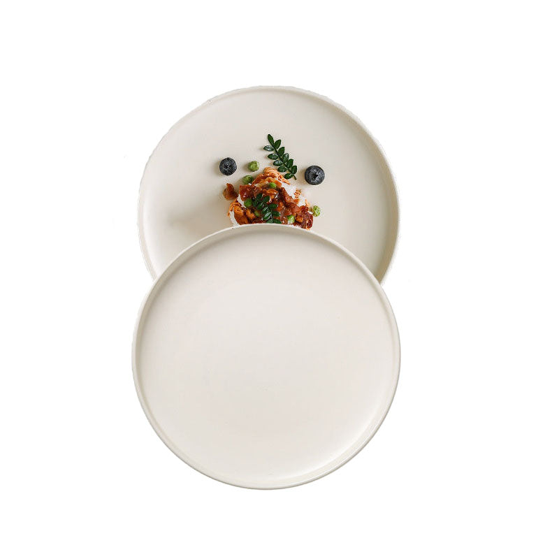 Wholesale gogosourcing 8-10'' Ceramic Plates Dinner Plates Salad Plate, White, Green, Yellow with DDP shipping and customization