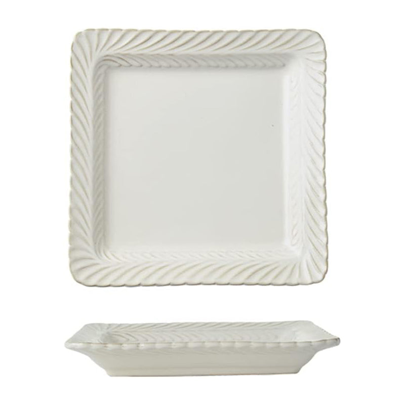 Wholesale gogosourcing 8‘’ Transmutation Glaze Porcelain Square Dinner Plates Serving Plate, Microwave and Oven Safe with DDP shipping and customization