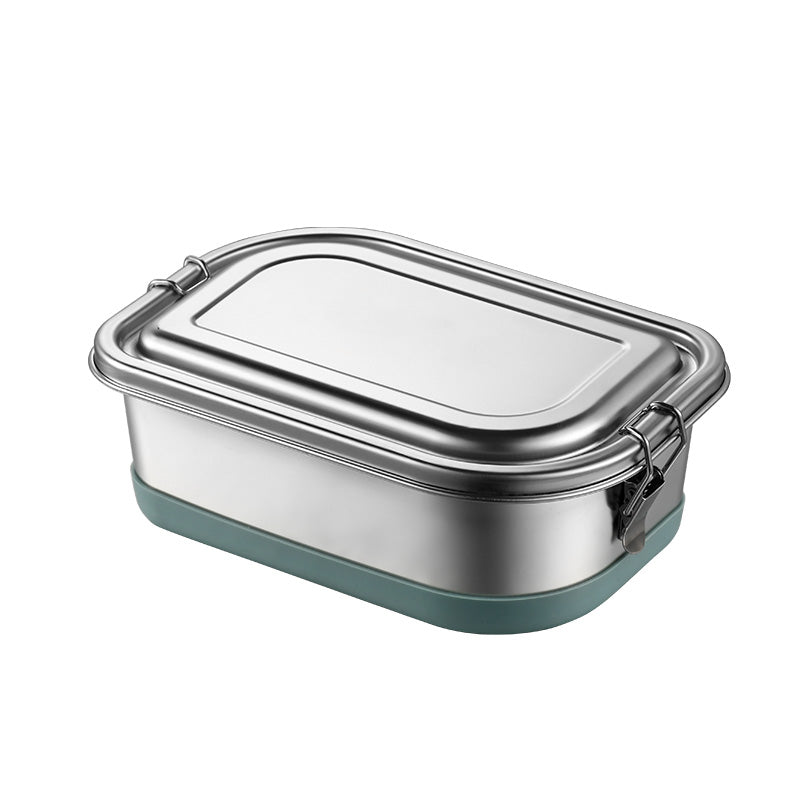 Wholesale gogosourcing 3-in-1 Stainless Steel Bento Box For Adults 100% Crack-Resistant, Secure Locks, Eco-friendly Metal Lunch box Container with DDP shipping and customization
