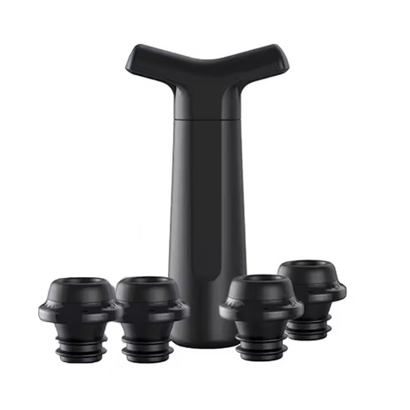 Wholesale gogosourcing Wine Saver Pump with 4 Vacuum Stoppers, Wine Stopper, Wine Preserver, Reusable Bottle Sealer with DDP shipping and customization