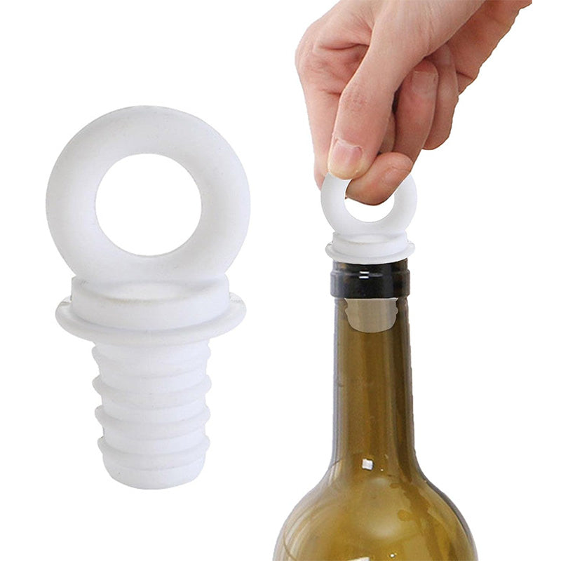 Wholesale gogosourcing Silicone Wine Bottle Stopper Leak-proof Air-tight Wine Saver Preserves Stopper with DDP shipping and customization