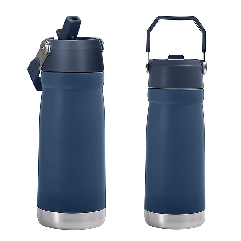 Wholesale gogosourcing 22 oz Insulated Stainless Steel Sports Water BottleWith Top Handle, Double-Wall Travel Thermal Water Flask with DDP shipping and customization