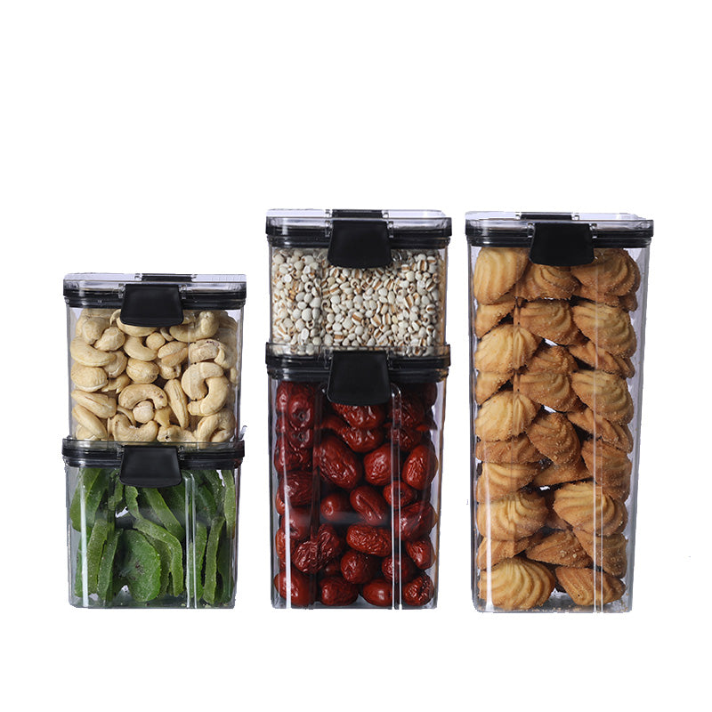 Wholesale gogosourcing Food Storage Containers Set with Lids - 5 PCS, BPA Free Kitchen and Pantry Organization, Plastic Leak-proof Canisters for Cereal Flour & Sugar with DDP shipping and customization