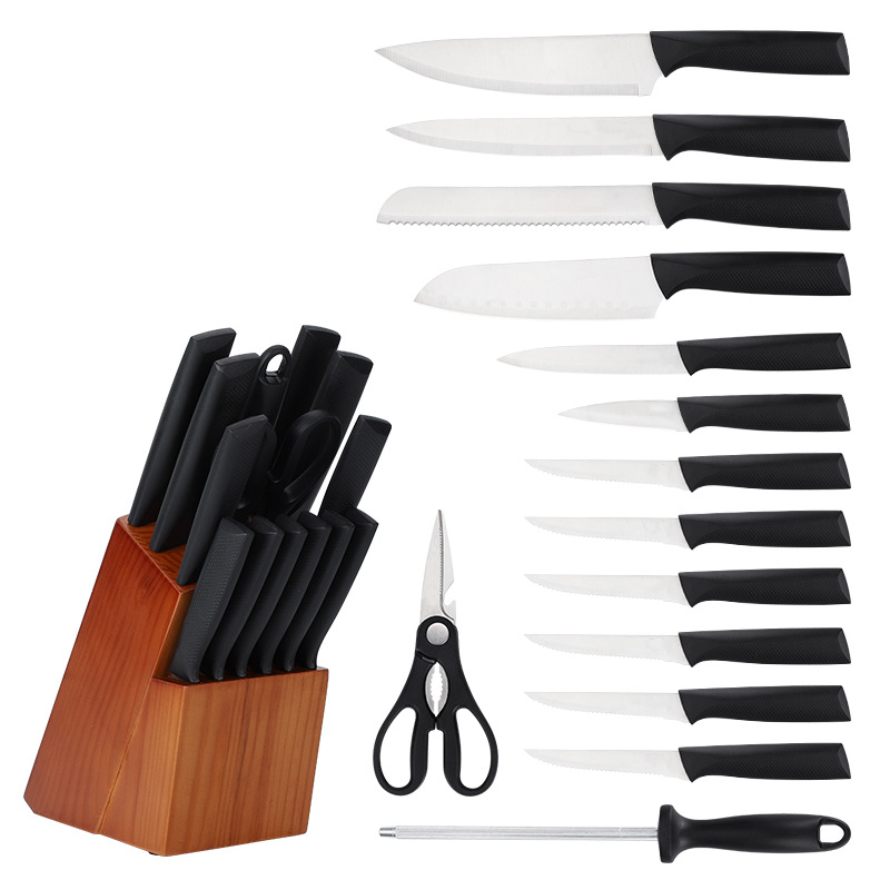 Wholesale gogosourcing 8Set/ One Carton 15-Piece Kitchen Knife Set with DDP shipping and customization