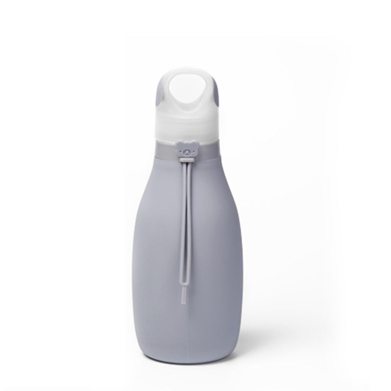 Wholesale gogosourcing Collapsible Water Bottles Leakproof Cup Food Grade BPA Free Silicone Travel Bottles,On stock with DDP shipping and customization