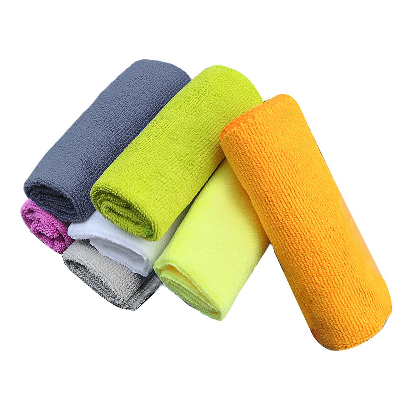 Wholesale gogosourcing Microfiber Cleaning Cloth, Cleaning Rag,Cleaning Towels with 4 Color Assorted,16"X16" with DDP shipping and customization