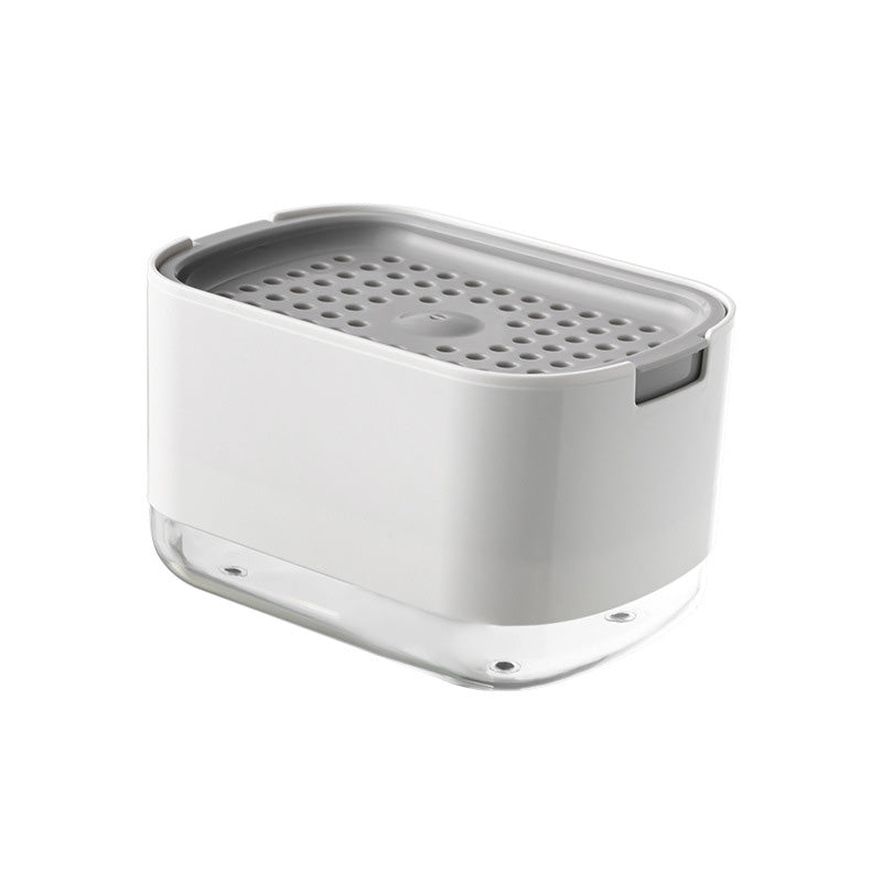 Wholesale gogosourcing Dish Soap Dispenser for Kitchen, Washing Up Liquid Dispenser with Sponge Holder Sink Pump Dispenser, Instant Refill Soap Holder with DDP shipping and customization