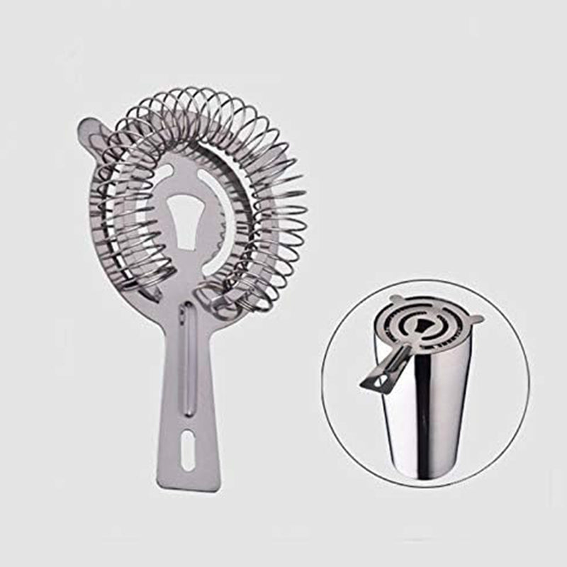 Wholesale gogosourcing Cocktail Strainer Bar Tools, Bar Strainer with High Density Spring, Stainless Steel Drink Sieve Strainer, Filtering Cocktail Bar Accessories for Home Bar and Professional Bartenders with DDP shipping and customization