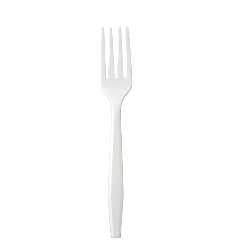 Wholesale gogosourcing 50PCS Disposable 7‘’ White CPLA Fork with DDP shipping and customization