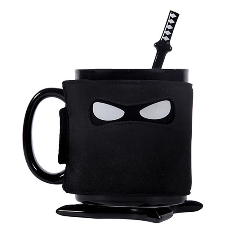 Wholesale gogosourcing Personalized Ninja Creative Ceramic Mug with DDP shipping and customization