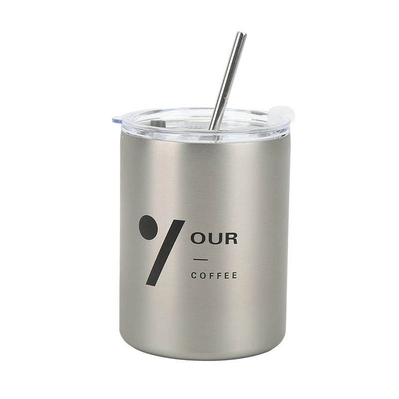 Wholesale gogosourcing Reusable Coffee Cup, Coffee Travel Mug with Leak proof Lid and Straw, 12oz Stainless Steel Coffee Cup Portable Insulated Coffee Travel Mug with DDP shipping and customization