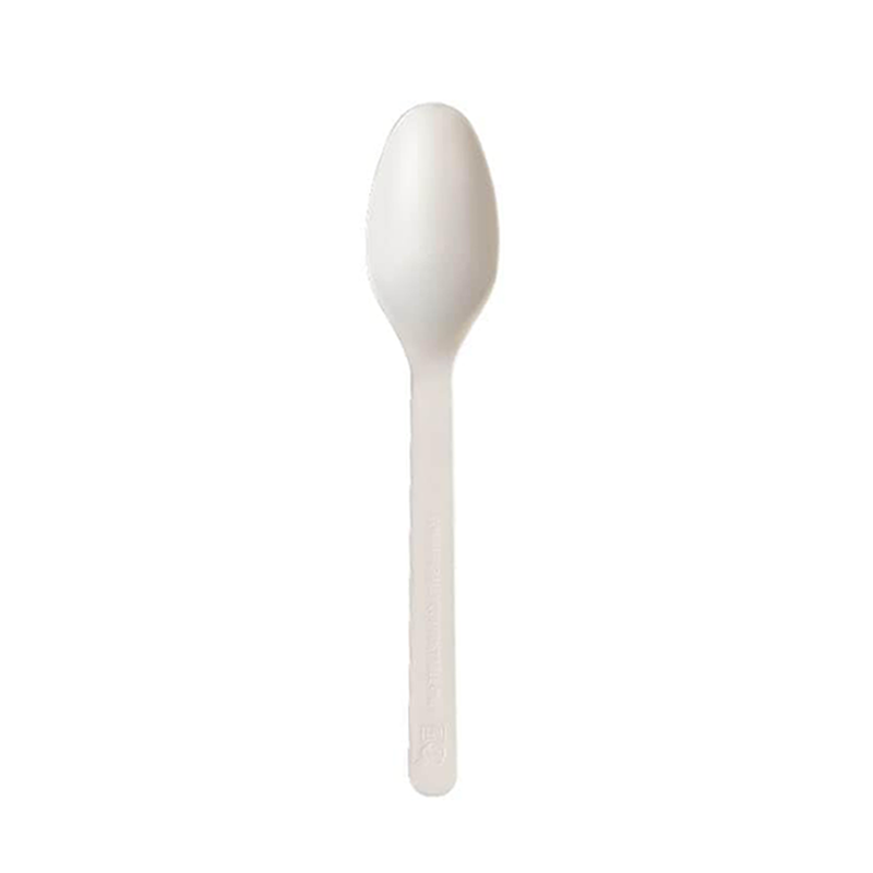 Wholesale gogosourcing 50PCS Disposable 160mm White CPLA Spoon with DDP shipping and customization