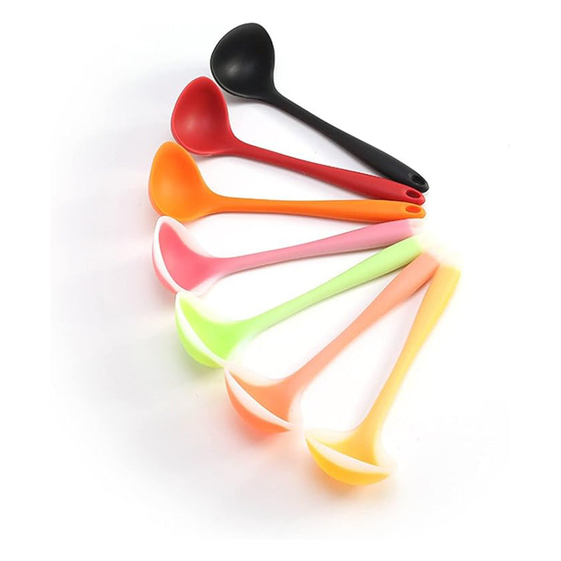 Wholesale gogosourcing Manufacturer Wholesale One-Piece Silicone Large Soup Spoon Kitchen Tools with DDP shipping and customization
