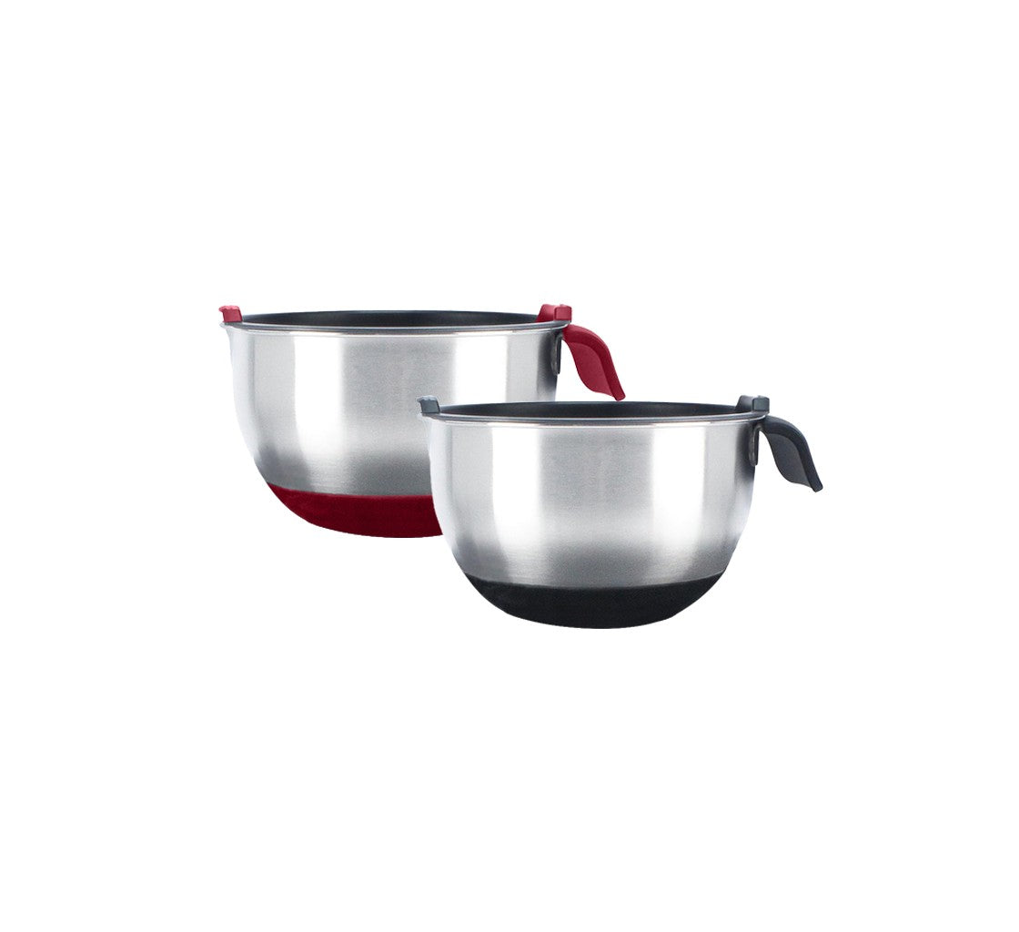 Wholesale gogosourcing Mixing Bowls with Lids - Nesting Bowls with Graters, Handle, Pour Spout, Airtight Lids - Stainless Steel Non-Slip Mixing Bowl for Cooking, Baking,Food Storage with DDP shipping and customization