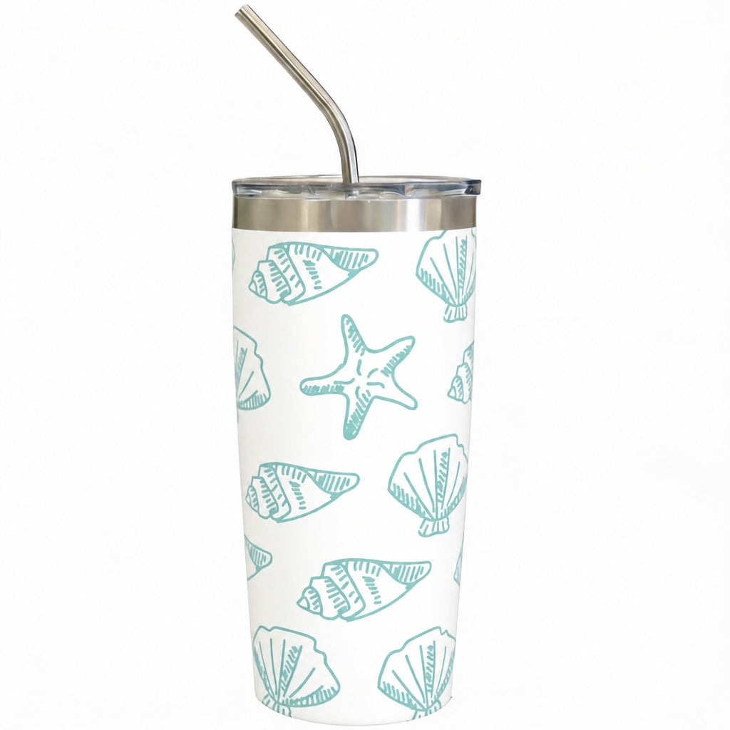 Stainless Steel 20 oz Tumbler with straw Lid Personalized Cups Double Walled Insulated Coffee Cup for Gym Fitness Hot and Cold Drink Use