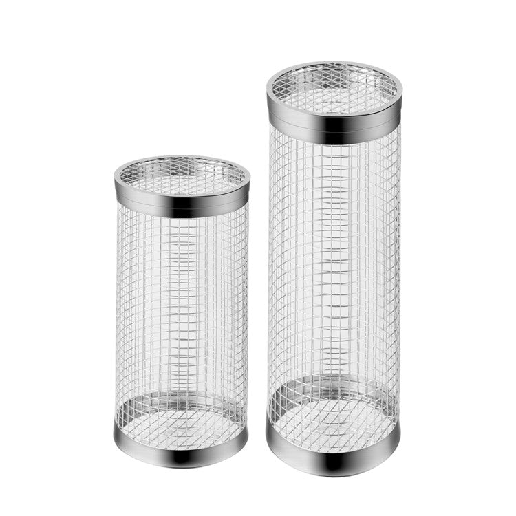 Wholesale gogosourcing Round Outdoor BBQ Grill Roll Basket BBQ Stainless Steel BBQ Basket with DDP shipping and customization