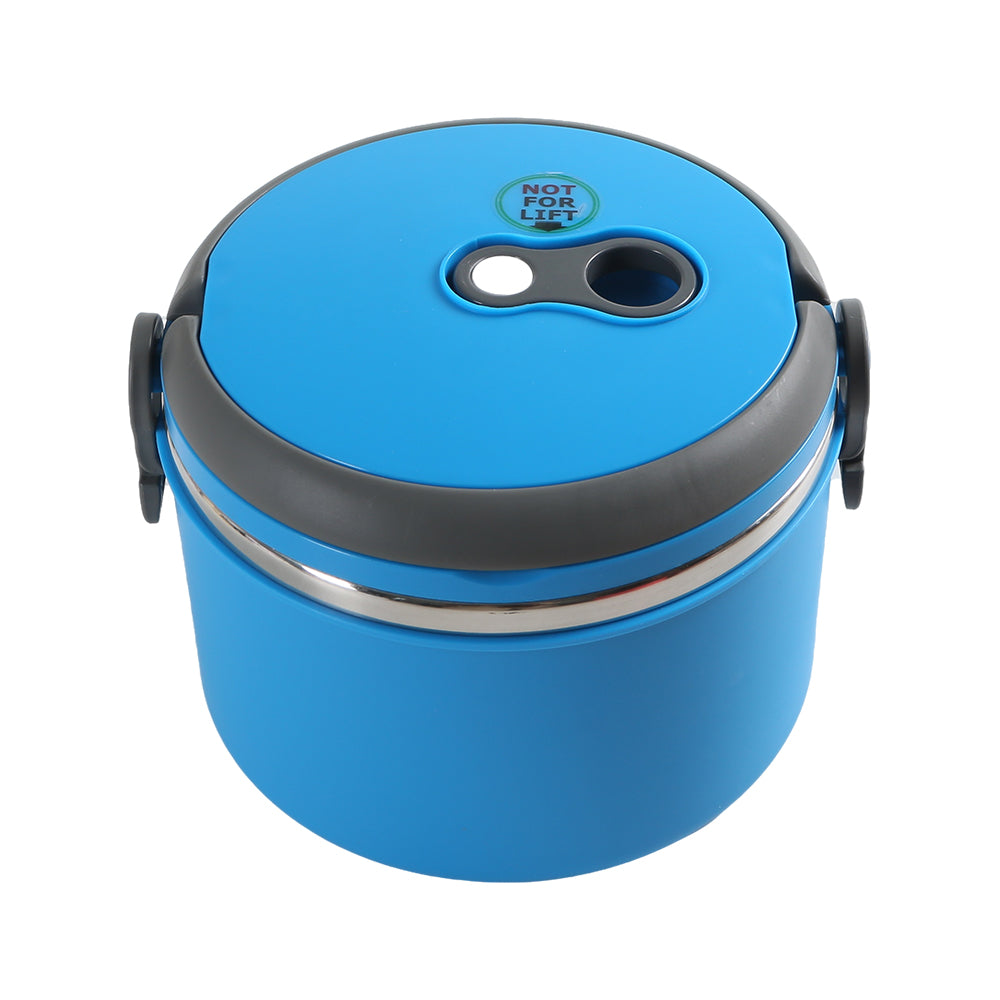 Wholesale gogosourcing Thermal Lunch Box Stackable Hot Food Insulated Food Container Stainless Steel Round Lunch Box Sealed Food Container with DDP shipping and customization