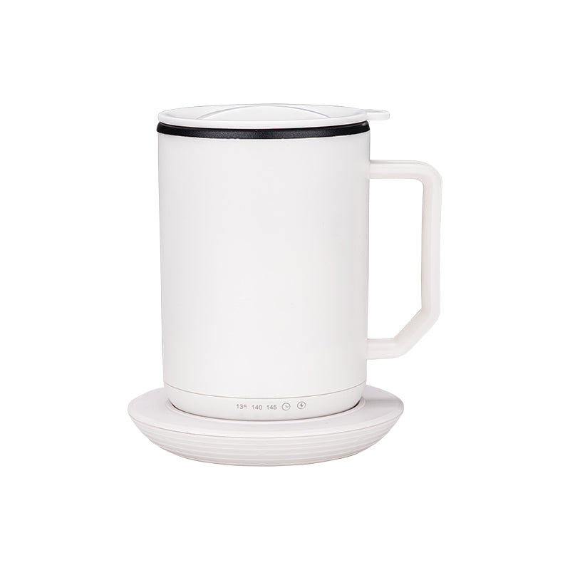Wholesale gogosourcing Self-Heating Temperature Controlled Coffee Mug with Lid, Led Electric Smart Cup, Auto/Off Feature, Keeps Liquids Warm, Sip Smarter with DDP shipping and customization