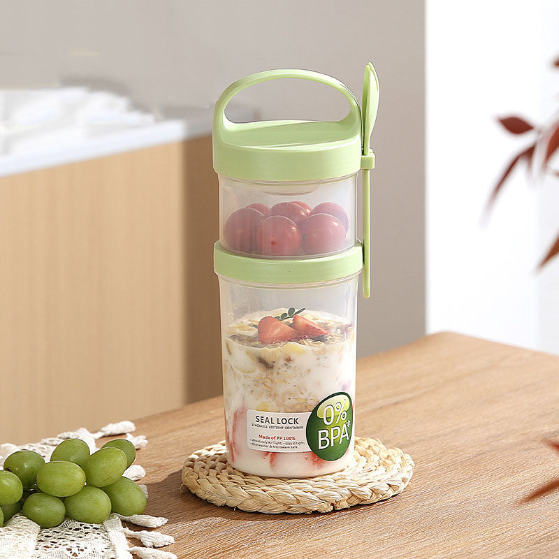 Wholesale gogosourcing Portable Salad Shaker Container Shaker Cup with Lids and Fork Fresh for Lunch with DDP shipping and customization