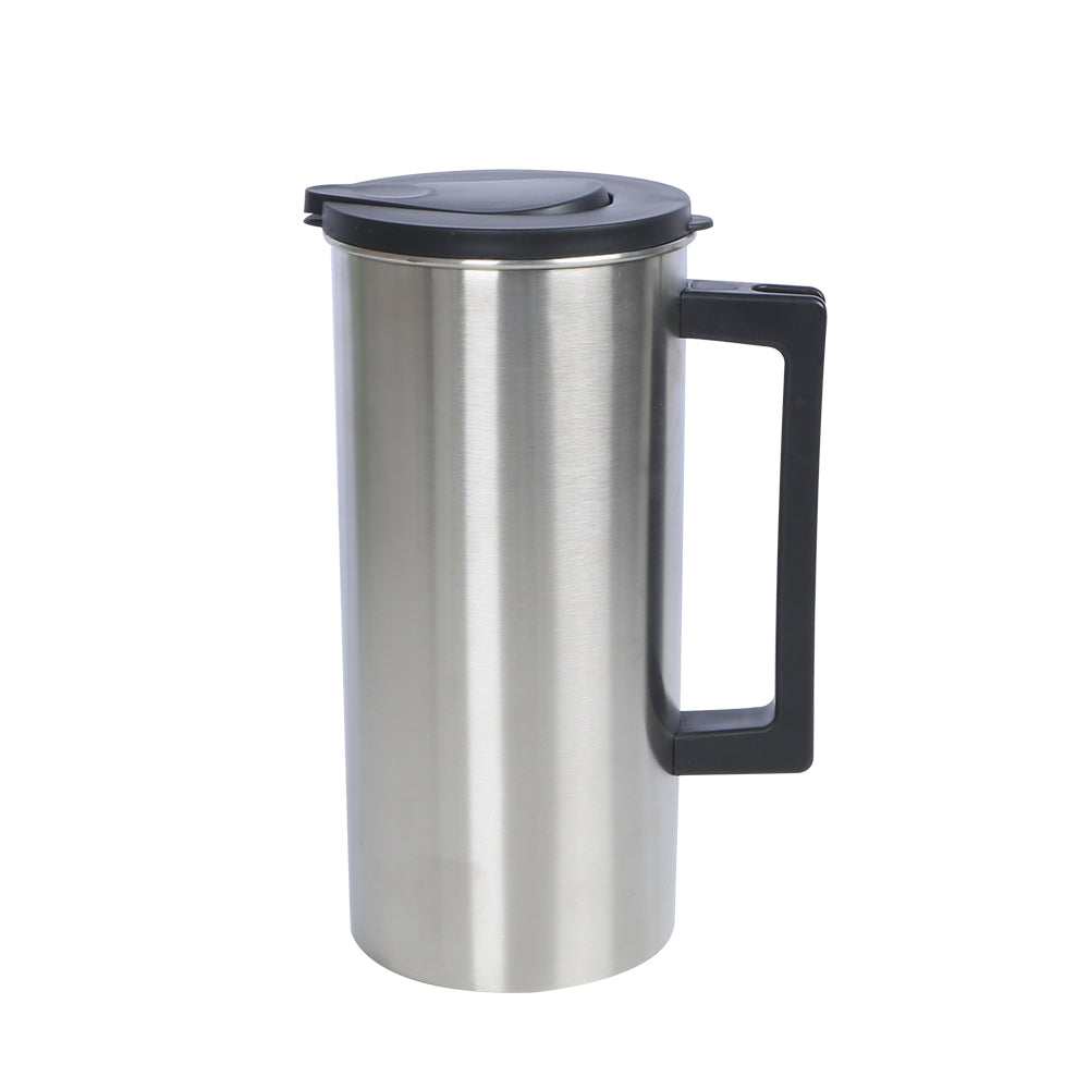 Wholesale gogosourcing Stainless Steel Water Jug 1.6 L Large Pitcher with Handle Drinking Pitcher with Lid for Milk Juice Iced Tea with DDP shipping and customization
