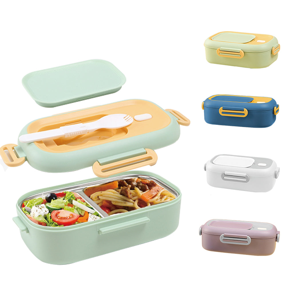 Wholesale gogosourcing New Design Nordic Style Bento Lunch Box Candy Color 304 stainless steel leak proof lunch box with Compartment with DDP shipping and customization