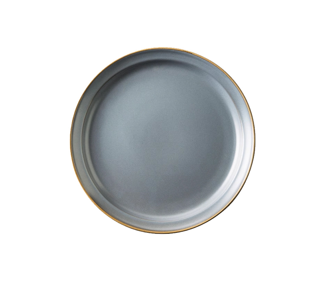 Wholesale gogosourcing Dinner Plates, Salad Plates, Ceramic Dinnerware Dishes with Golden Rim Serving Dishes, Scratch Resistant Plate, Microwave & Dishwasher Safe with DDP shipping and customization
