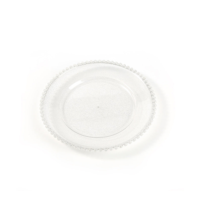 Wholesale gogosourcing 50PCS, Clear Acrylic Charger Plates Bulk Plastic Charger Plates 13 Inch with DDP shipping and customization