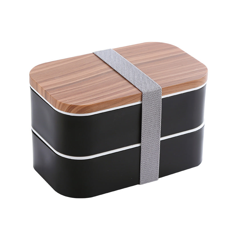 Wholesale gogosourcing 100% Leakproof 2 Dividers Bento Box Adult All-In-1 w /3 Utensils  Sauce Jars with DDP shipping and customization
