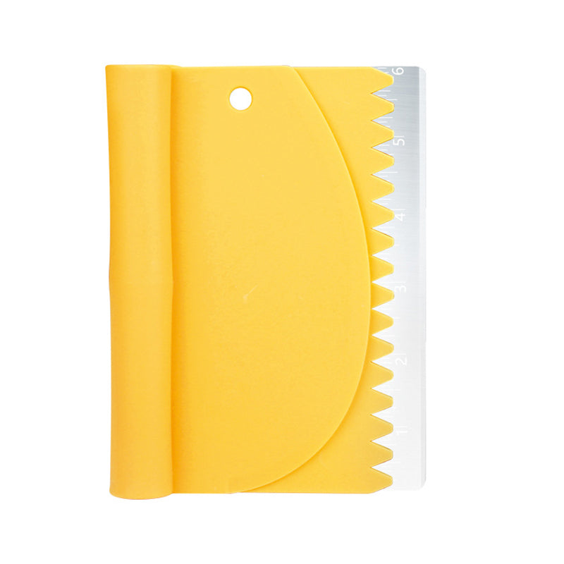 Tabletop Scraper Food Vegetable Cutter, Stainless Steel Pizza Dough Scraper - / Cake Scraper 3-Piece Set, Bread / Pastry / Pizza / Flour / Cheese Cutter