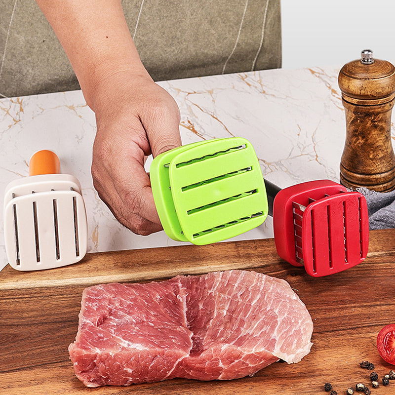 Meat Tenderizer Stainless Steel Meat Tenderizer, Meat Mallet Needle Nails Kitchen Tools with Plastic Handle