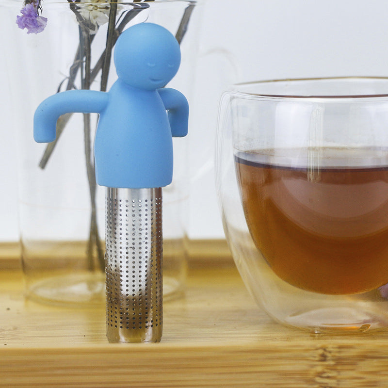 Fine Mesh Stainless Steel Tea Ball Infuser and Diffuser with Silicone Lid for Cups and Mugs