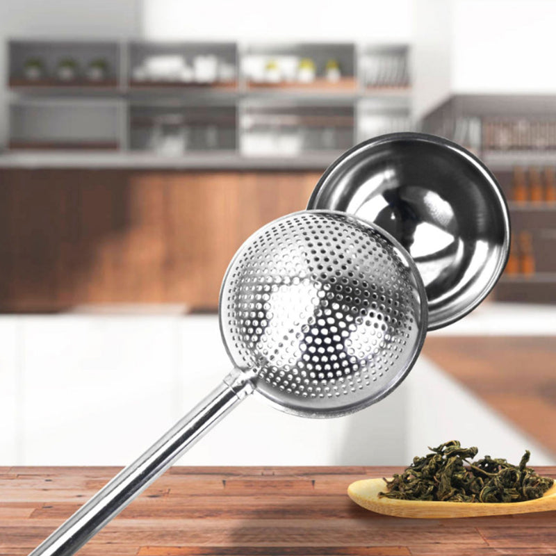 Powdered Sugar Wand Shaker, Flour Sifter for Baking, Tapered/Spherical/semi-Hole Spherical Spoon Powder Sugar Duster