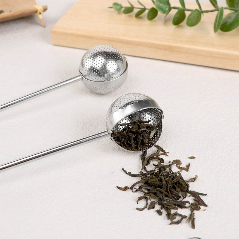 Stainless Steel Mesh Twisting Tea Ball Infuser, Loose Leaf Tea Steeper Strainers, Reusable Tea Infuser for Loose Tea