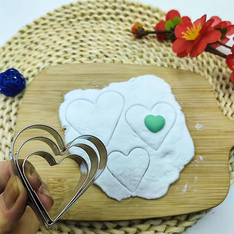 12 Pieces Cookie Cutter Set Stainless Steel for Chocolate Sandwiches Bread