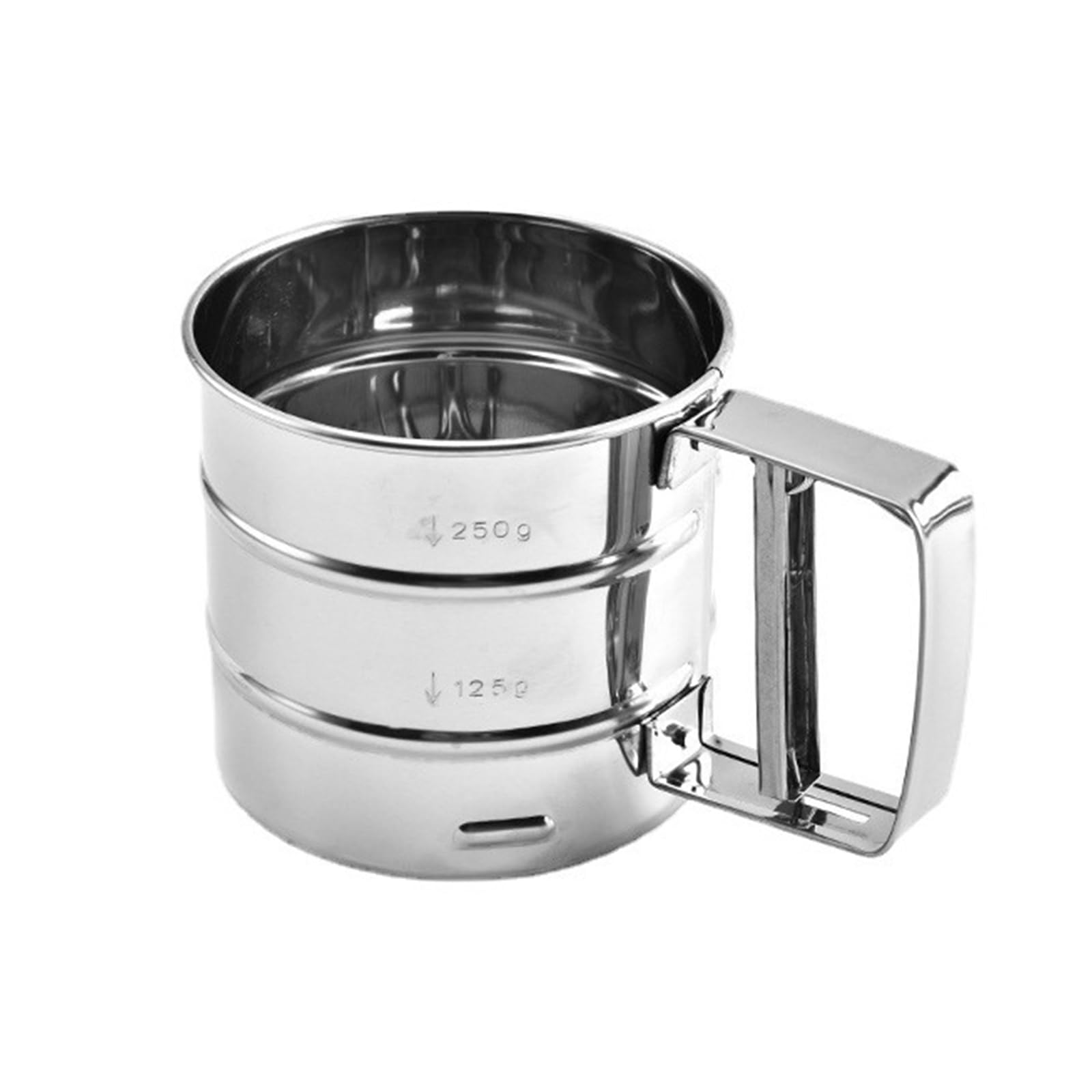 Wholesale gogosourcing Stainless Steel Mesh Flour Icing Sugar Sifter with DDP shipping and customization