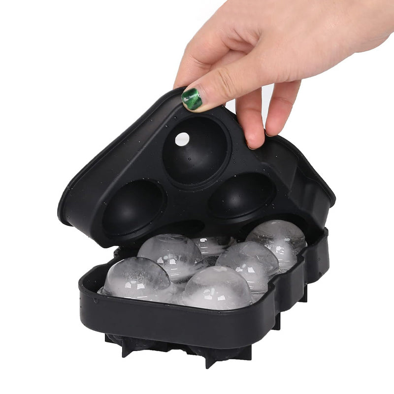 Wholesale gogosourcing Ice Ball Maker Round Large Ice Cube Trays Silicone Ice Cube Tray Sphere Ice Ball Maker  Reusable with DDP shipping and customization