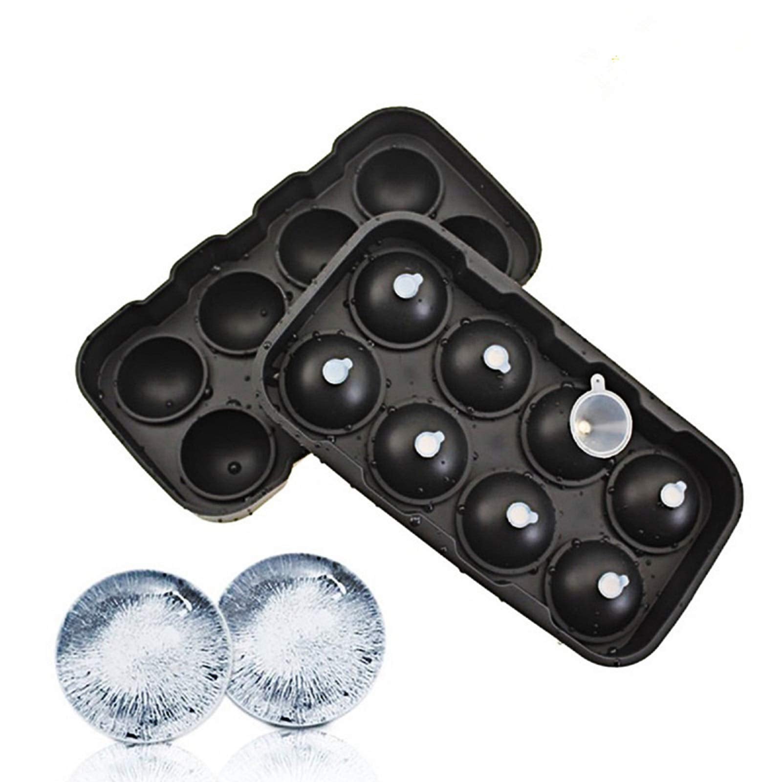 Wholesale gogosourcing Ice Cube Trays Silicone Sphere Ice Cube Molds, Ice Ball Maker with Lid for Whiskey Cocktail with DDP shipping and customization