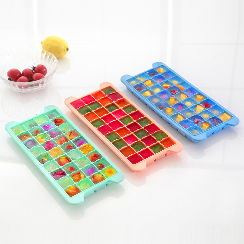 Wholesale gogosourcing Ice Cube Trays with Lid, 36-Cube Reusable Ice Cube Molds Food Grade Stackable Plastic Trays Square Mold for Whiskey, Cocktail, Spirits, with DDP shipping and customization