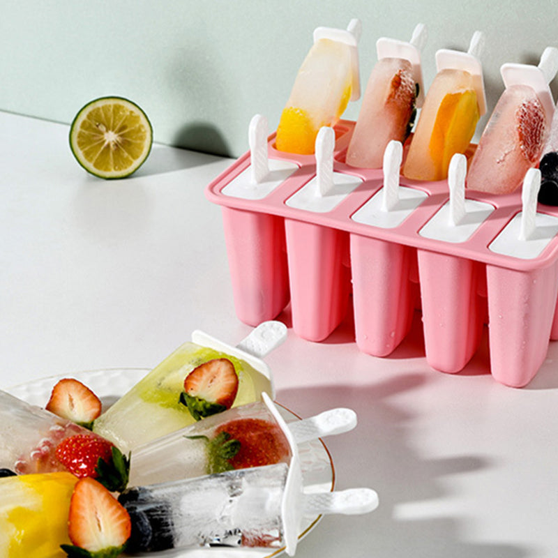 Wholesale gogosourcing Silicone Popsicle Molds Shapes, Silicone Frozen Ice Popsicle Maker-BPA Free with DDP shipping and customization