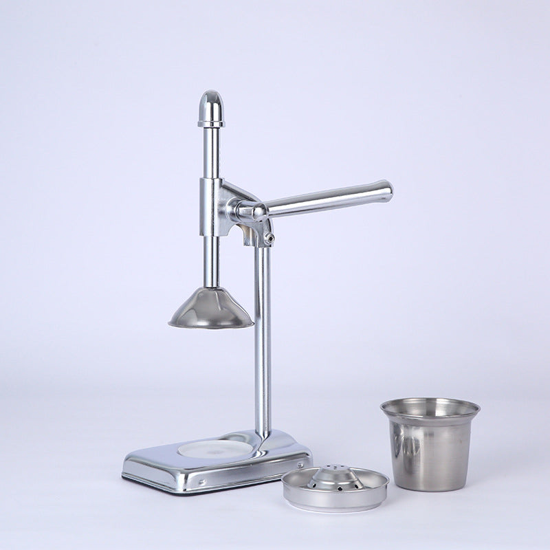 Hand Press Juicer Machine Kitchen Gadget, Manual Orange Juicer Stainless Steel Lemon Squeezer for Household Tool